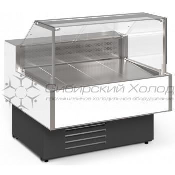 Холодильная витрина Gamma Quadro 1500 LED выносное холодоснабжение Cryspi
