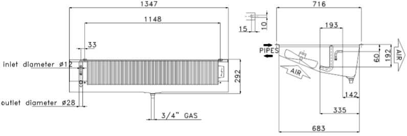 Воздухоохладитель SMA 222 E 45 LU-VE
