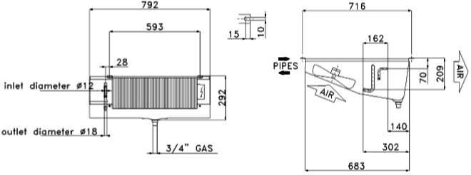 Воздухоохладитель SMA 212 E 45 LU-VE