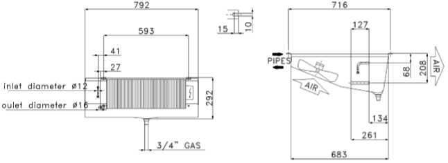 Воздухоохладитель SMA 211 N 45 LU-VE