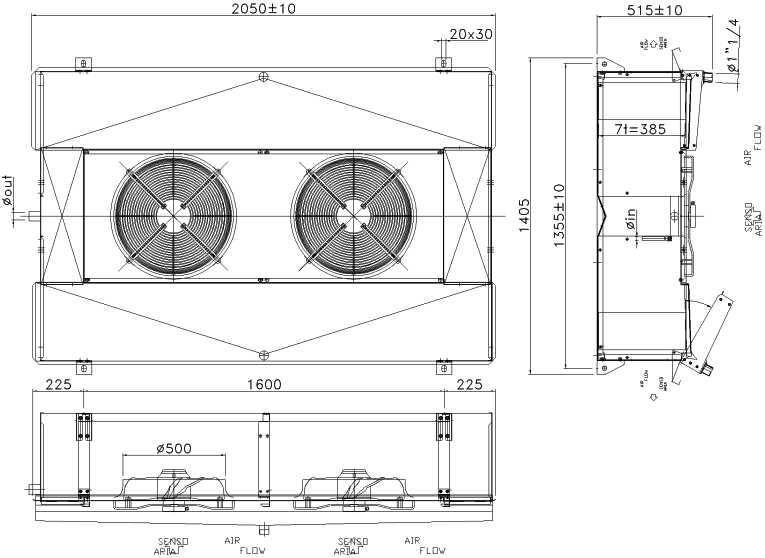 Воздухоохладитель CD50H 9656 N 10 LU-VE