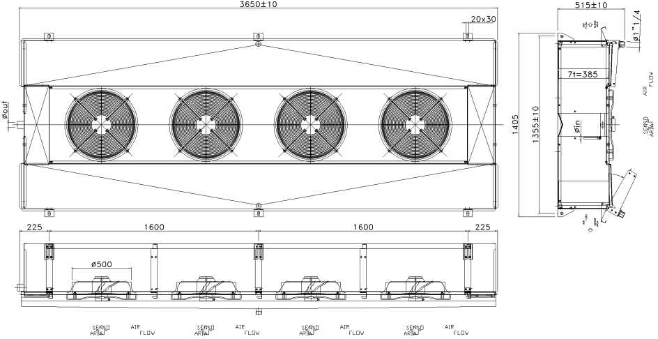 Воздухоохладитель CD50H 9412 N 4 LU-VE