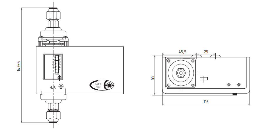 MP 55 060B017291R размеры