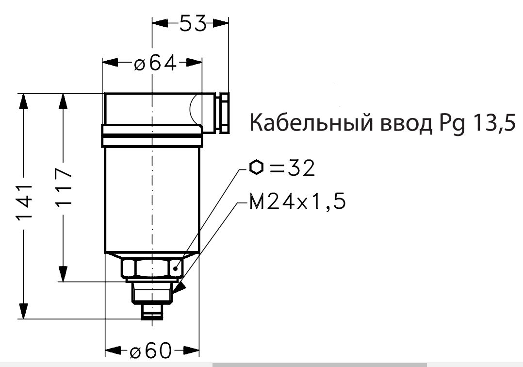 Размеры и масса пилота CVQ