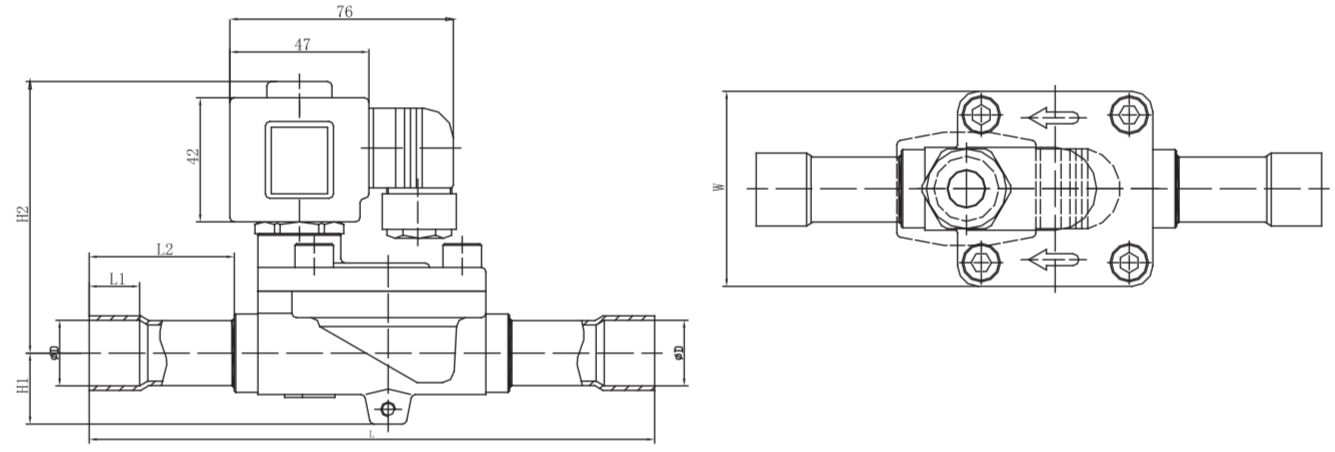 EVR 15 032L1228R размеры