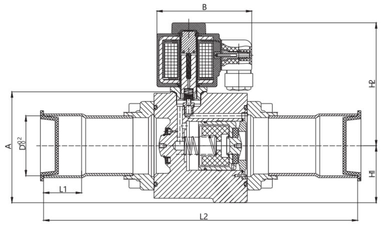 EVR 54 032L2112R размеры