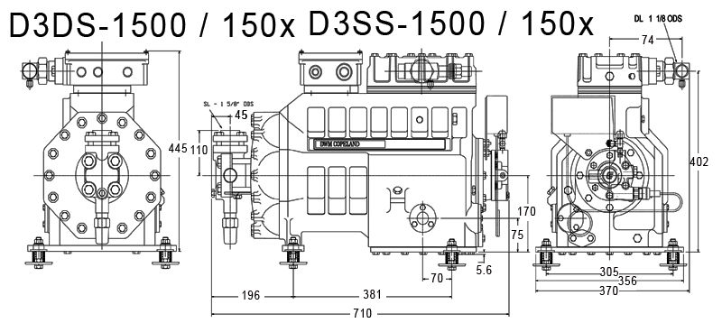 чертеж компрессора D3SS-150x