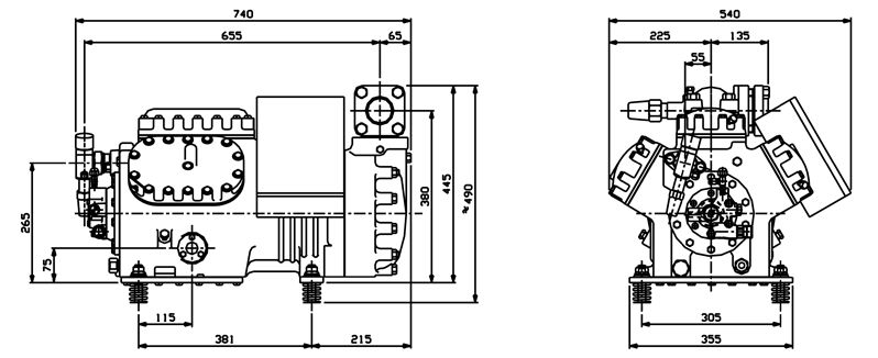 чертеж компрессора D6SA-300x