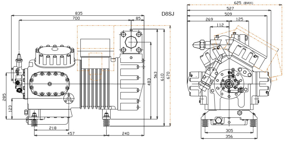 чертеж компрессора D8SJ-500x