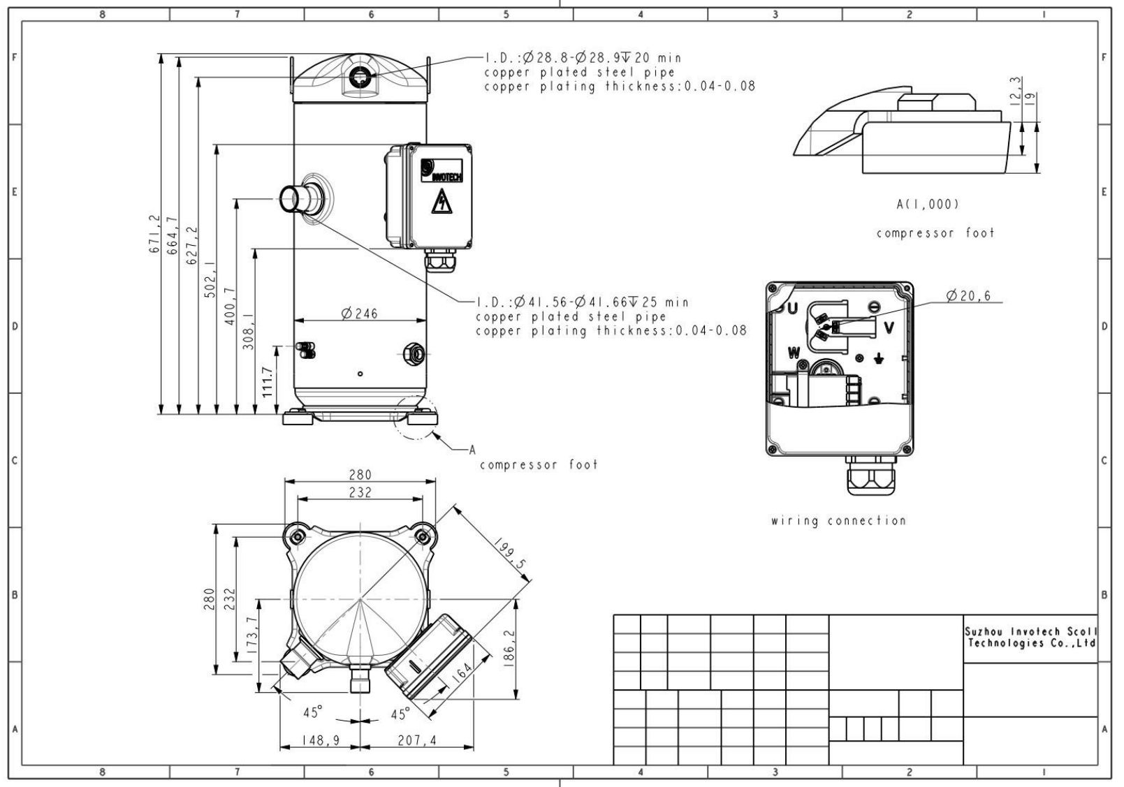 чертеж YH720C1G-100